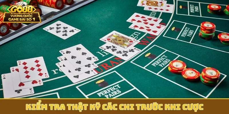 Kiểm tra thật kỹ các chi trước khi cược